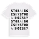 Stora Ingesby ordlek t-shirt