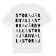 Stora Järnvalla ordlek t-shirt