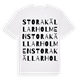 Stora Källarholmen ordlek t-shirt