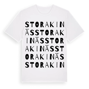 Stora Kinäs ordlek t-shirt – ekologisk bomull t-shirt från Pinshirt