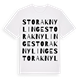 Stora Knylinge ordlek t-shirt