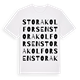 Stora Kolforsen ordlek t-shirt