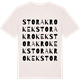 Vintage White t-shirt med Stora Krokek ordlek t-shirt