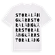 Stora Långkärr ordlek t-shirt
