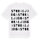 Stora Ljunga ordlek t-shirt
