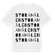 Stora Målen ordlek t-shirt