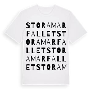 Stora Marfallet ordlek t-shirt – ekologisk bomull t-shirt från Pinshirt