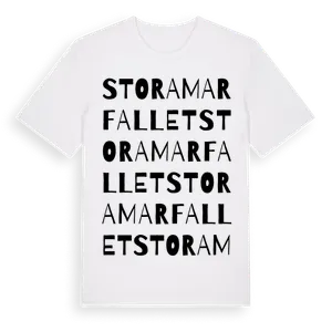 Stora Marfallet ordlek t-shirt – ekologisk bomull t-shirt från Pinshirt