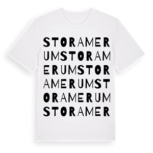 Stora Merum ordlek t-shirt – ekologisk bomull t-shirt från Pinshirt