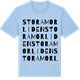 Blue Soul t-shirt med Stora Morliden ordlek t-shirt