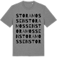 Mid Heather Gray t-shirt med Stora mossen ordlek t-shirt