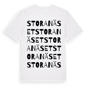 Stora näset ordlek t-shirt – ekologisk bomull t-shirt från Pinshirt
