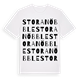 Stora Nöbble ordlek t-shirt