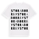 Stora Norrby ordlek t-shirt