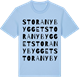 Blue Soul t-shirt med Stora Nybygget ordlek t-shirt