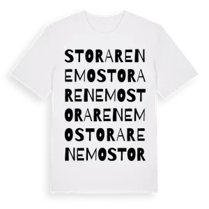 Stora Renemo ordlek t-shirt – ekologisk bomull t-shirt från Pinshirt