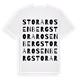 Stora Rosenberg ordlek t-shirt