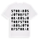White t-shirt med Stora Rösjötorp ordlek t-shirt