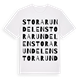 Stora Rundelen ordlek t-shirt