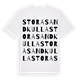 Stora Sandkulla ordlek t-shirt