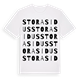 White t-shirt med Stora Sidus ordlek t-shirt