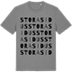 Mid Heather Gray t-shirt med Stora Sidus ordlek t-shirt