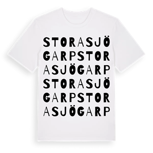 Stora Sjögarp ordlek t-shirt – ekologisk bomull t-shirt från Pinshirt