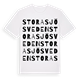 Stora Sjösveden ordlek t-shirt