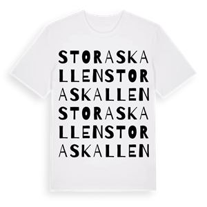 Stora Skallen ordlek t-shirt – ekologisk bomull t-shirt från Pinshirt