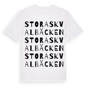 Stora Skvalbäcken ordlek t-shirt – ekologisk bomull t-shirt från Pinshirt