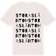 Vintage White t-shirt med Stora Släntom ordlek t-shirt