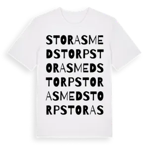 Stora Smedstorp ordlek t-shirt – ekologisk bomull t-shirt från Pinshirt
