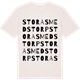 Vintage White t-shirt med Stora Smedstorp ordlek t-shirt