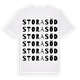 Stora Söd ordlek t-shirt