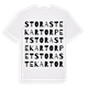Stora Stekartorpet ordlek t-shirt