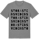 Mid Heather Gray t-shirt med Stora Stensveden ordlek t-shirt