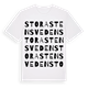 Stora Stensveden ordlek t-shirt