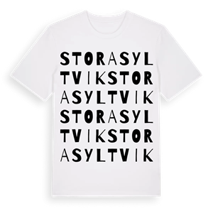 Stora Syltvik ordlek t-shirt – ekologisk bomull t-shirt från Pinshirt