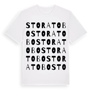 Stora Tobo ordlek t-shirt – ekologisk bomull t-shirt från Pinshirt