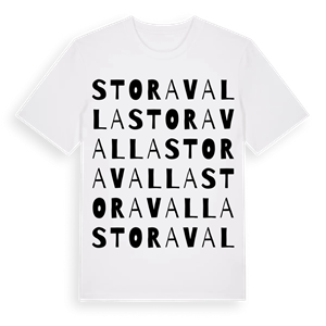 Stora Valla ordlek t-shirt – ekologisk bomull t-shirt från Pinshirt
