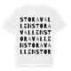 Stora Vallen ordlek t-shirt