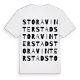Stora Vinterstad ordlek t-shirt