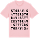 Pink Cotton t-shirt med Stora Visätter ordlek t-shirt