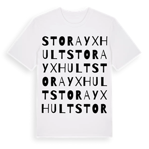 Stora Yxhult ordlek t-shirt – ekologisk bomull t-shirt från Pinshirt