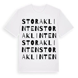 Storaklinten ordlek t-shirt – ekologisk bomull t-shirt från Pinshirt