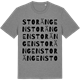 Mid Heather Gray t-shirt med Storängen ordlek t-shirt