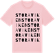 Pink Cotton t-shirt med Storaviken ordlek t-shirt
