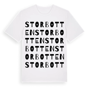 Storbotten ordlek t-shirt – ekologisk bomull t-shirt från Pinshirt