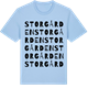 Blue Soul t-shirt med Storgården ordlek t-shirt