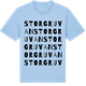 Blue Soul t-shirt med Storgruvan ordlek t-shirt